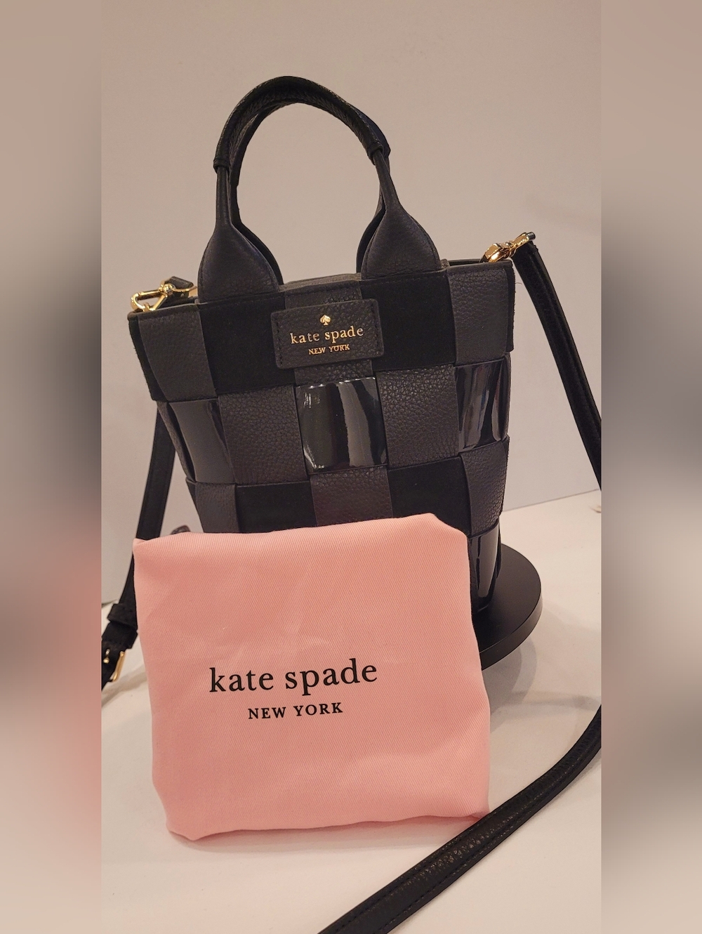 Kate Spade New York Basket Mixed Mini Tote NWOT - Picture 3 of 7